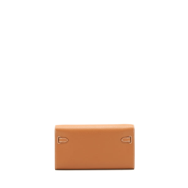 Hermes Kelly To Go Epsom Gold GHW Stamp Z