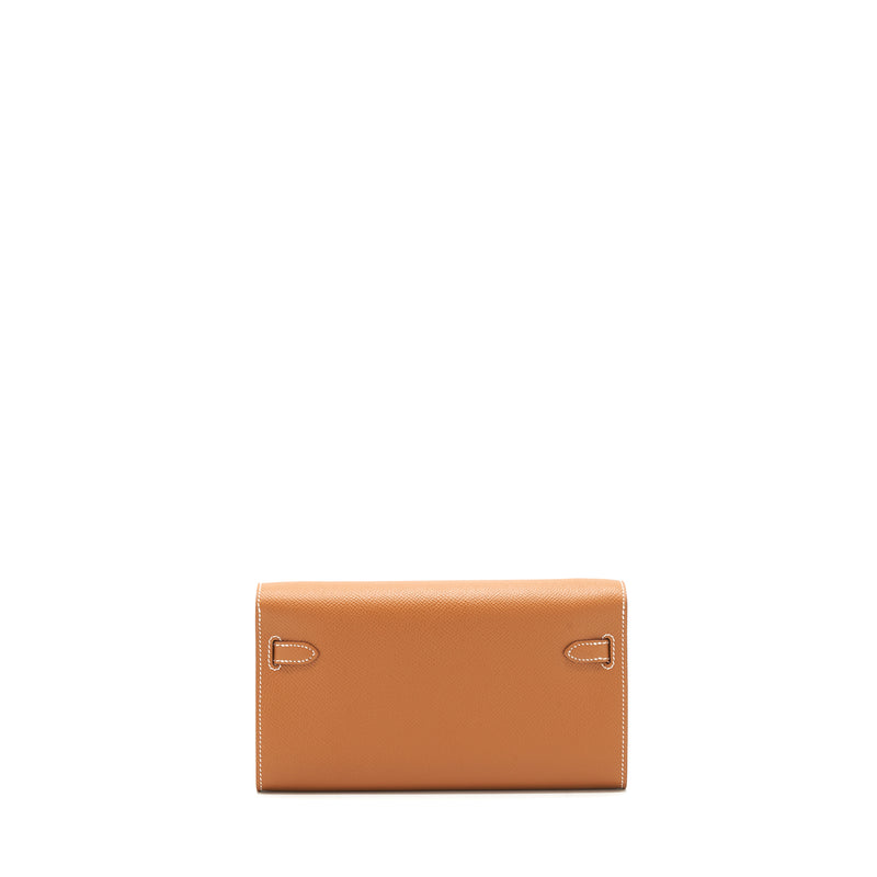 Hermes Kelly To Go Epsom Gold GHW Stamp Z