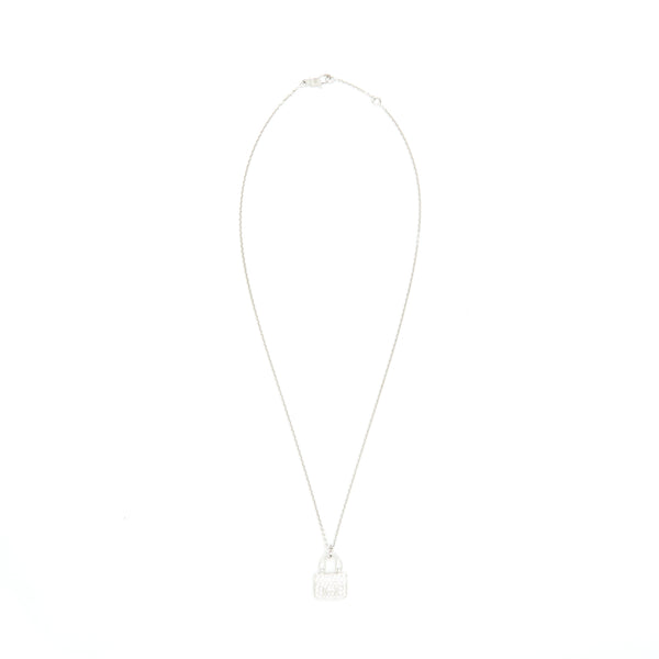 Hermes Amulette Constance Pendant White Gold With Diamonds (New Version)