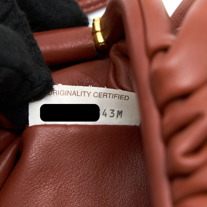 Bottega Veneta Mini Pouch Calfskin Dard Red GHW
