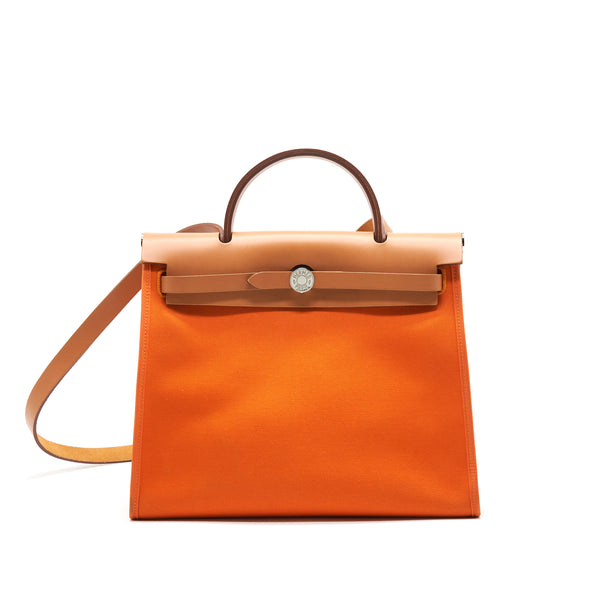 HERMES HERBAG 31 FEU/NATURE