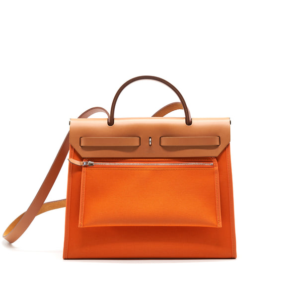 HERMES HERBAG 31 FEU/NATURE