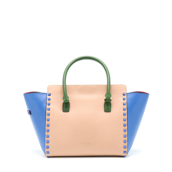 Valentino Rockstud Pagota Bag Multicolour GHW