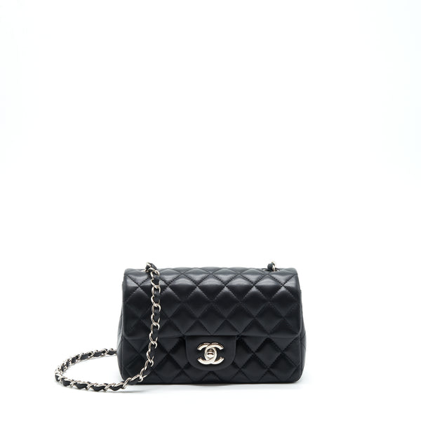 Chanel Mini Rectangular Lambskin Black SHW