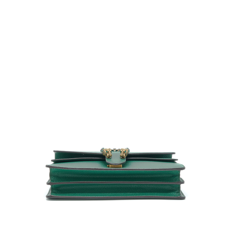 Gucci Dionysus Small Shoulder Bag Green With Multicolour Hardware