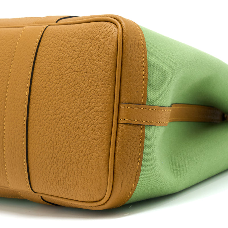 Hermes Garden Party 30 Canvas Vert Criquet / Core SHW Stamp Y