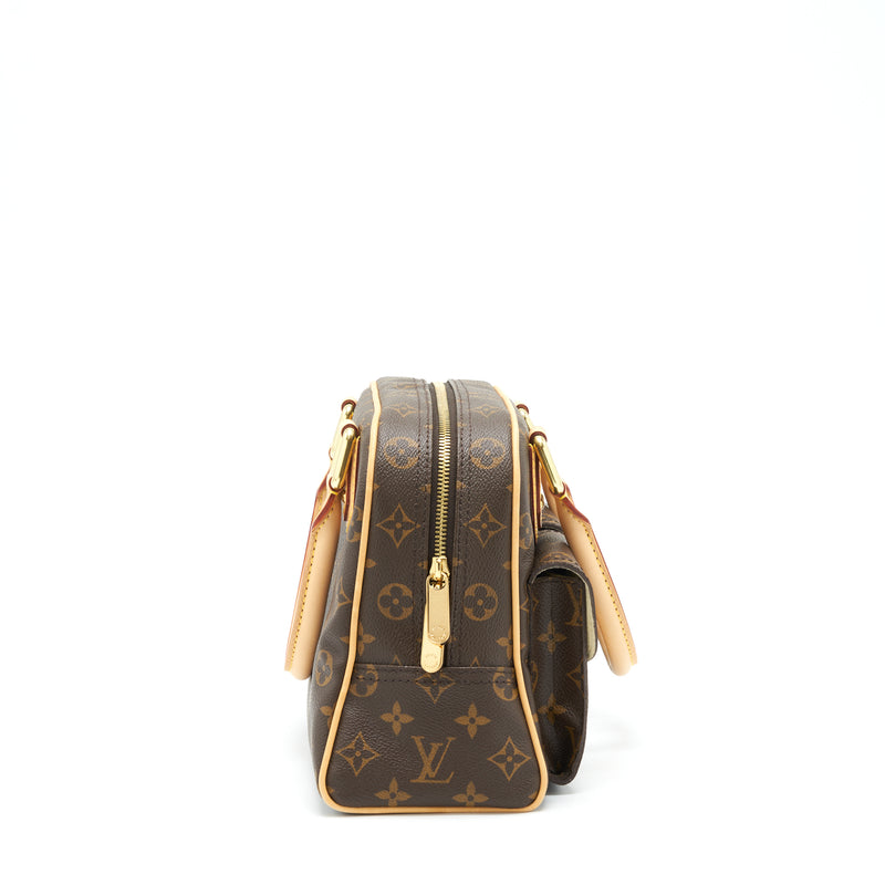 Louis Vuitton Top Handle Tote Bag Monogram Canvas GHW