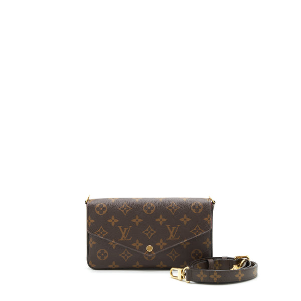 Louis Vuitton Felicie Pochette Monogram Canvas GHW