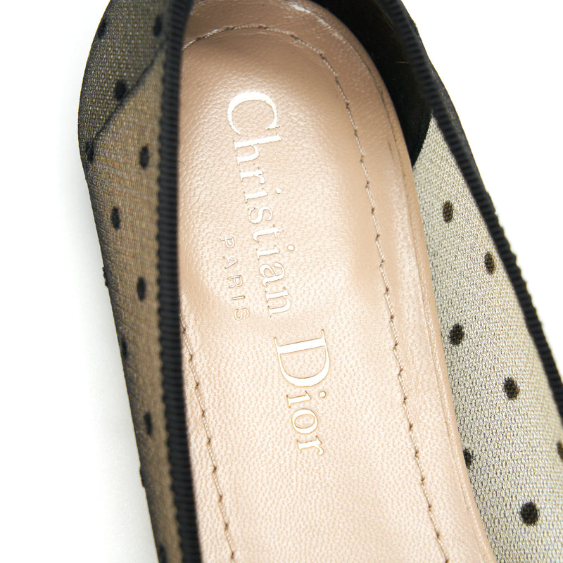 CHRISTIAN DIOR Size 37 MISS J'ADIOR NICELY-D ESPADRILLE FLATS