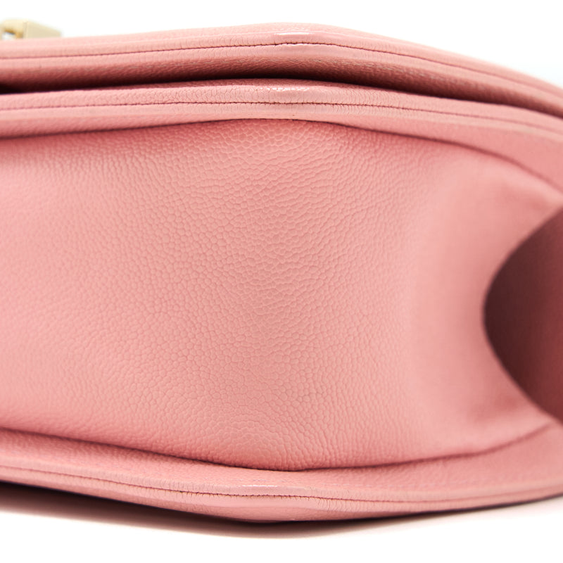 Chanel Small Boy Bag Caviar Pink LGHW