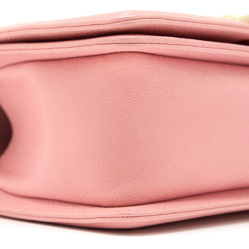 Chanel Small Boy Bag Caviar Pink LGHW