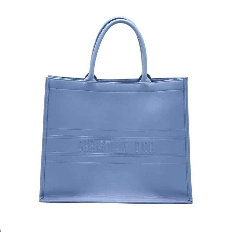 Dior Large Book Tote Light Blue