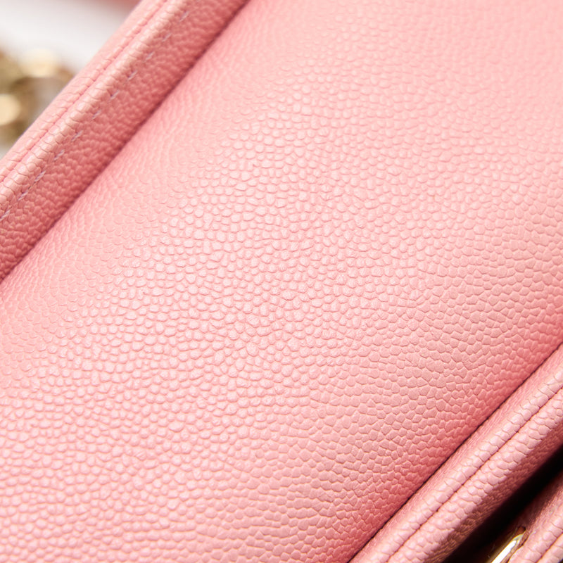 Chanel Small Boy Bag Caviar Pink LGHW