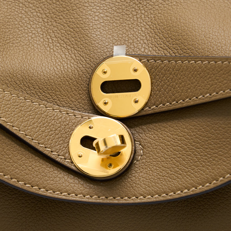 Hermes Lindy 26 Evercolor Beige De Weimar GHW Stamp Z