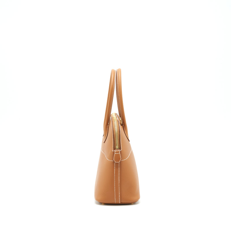 Hermes Bolide 27 Epsom Gold GHW Stamp Z