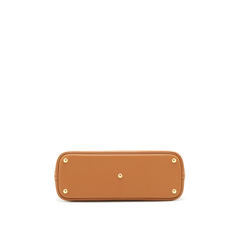 Hermes Bolide 27 Epsom Gold GHW Stamp Z