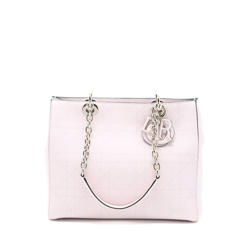 Dior Tote Bag Calfskin Light Pink SHW