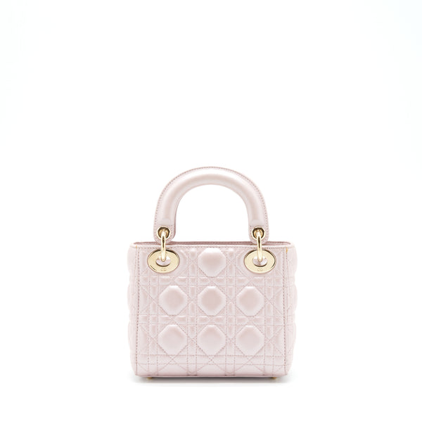 Dior Mini Lady Dior Lambskin Pink GHW