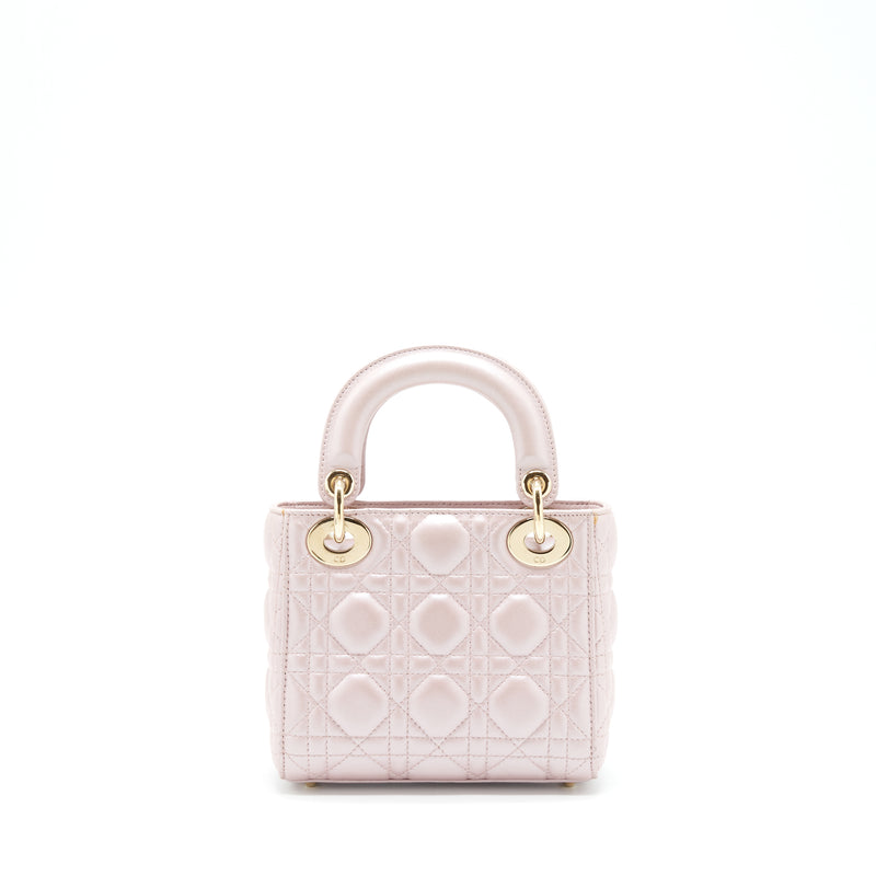 Dior Mini Lady Dior Lambskin Pink GHW