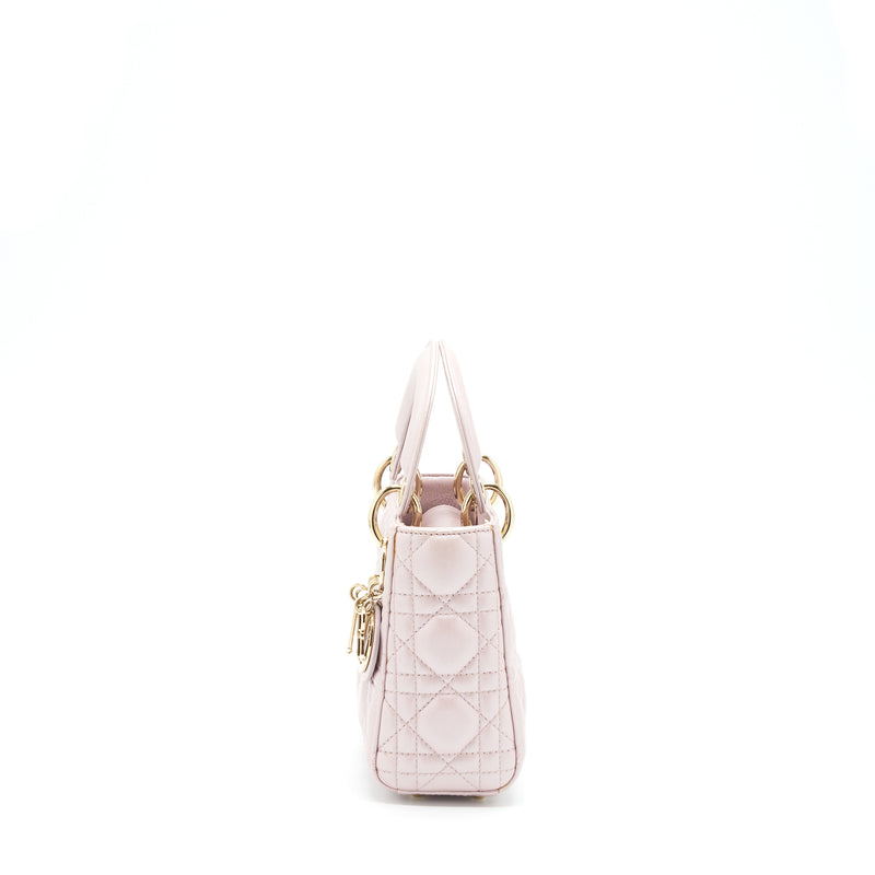 Dior Mini Lady Dior Lambskin Pink GHW