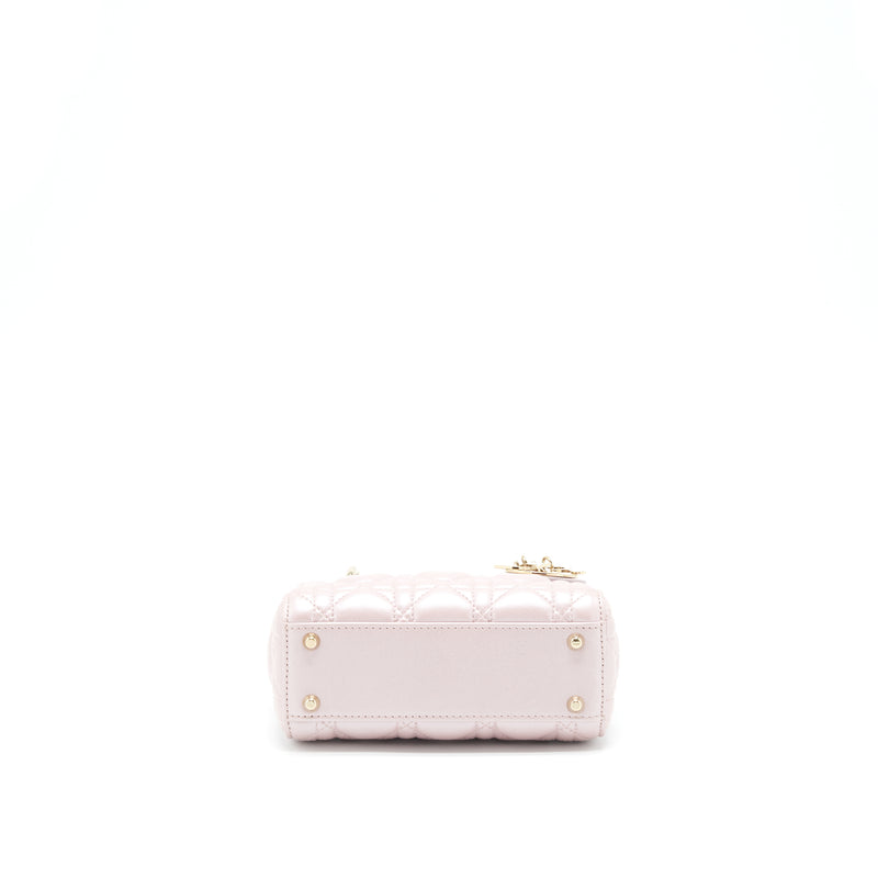 Dior Mini Lady Dior Lambskin Pink GHW