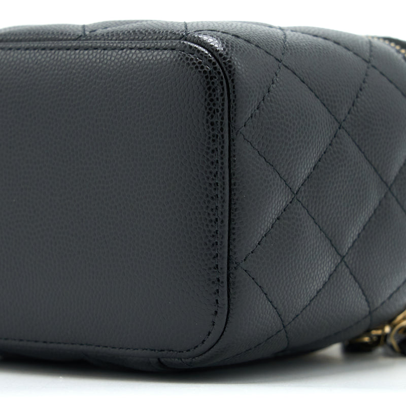 Chanel Long Vanity with Chain Caviar Black LGHW