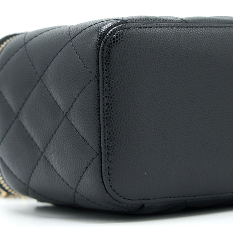 Chanel Long Vanity with Chain Caviar Black LGHW