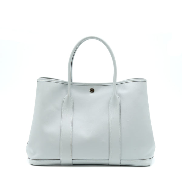 Hermes Garden Party 36 Epsom Light Grey SHW Stamp A