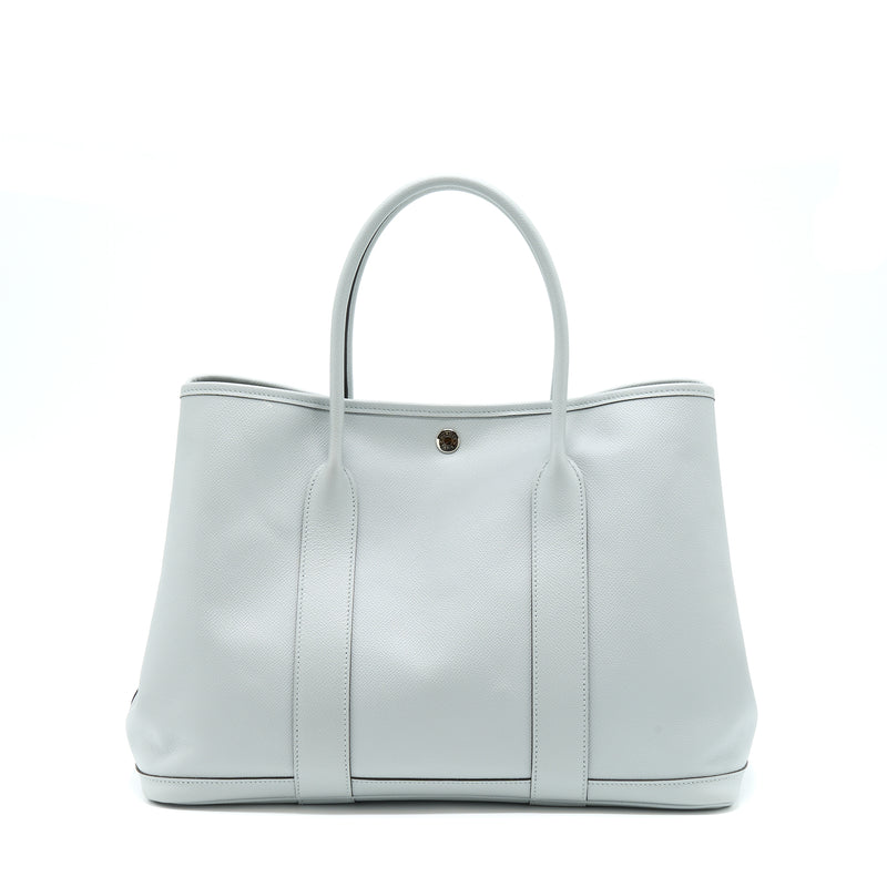 Hermes Garden Party 36 Epsom Light Grey SHW Stamp A