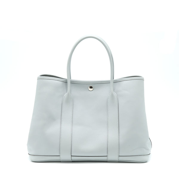 Hermes Garden Party 36 Epsom Light Grey SHW Stamp A