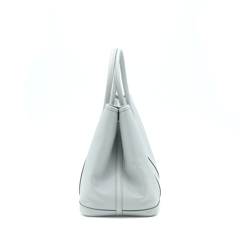 Hermes Garden Party 36 Epsom Light Grey SHW Stamp A