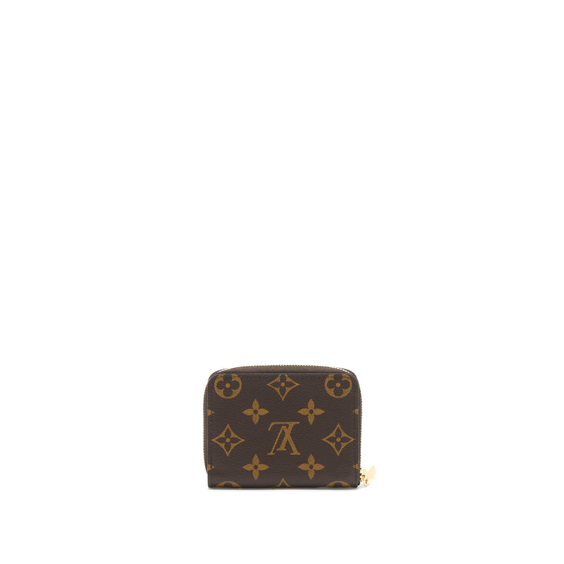 Louis Vuitton Zippy Collins Purse Monogram Canvas GHW