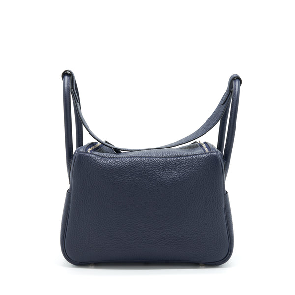 Hermes Lindy 26 Clemence Blue Nuit SHW Stamp U