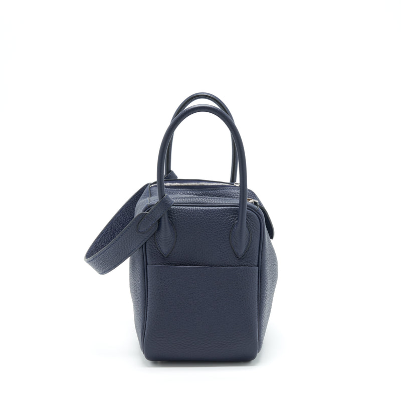 Hermes Lindy 26 Clemence Blue Nuit SHW Stamp U
