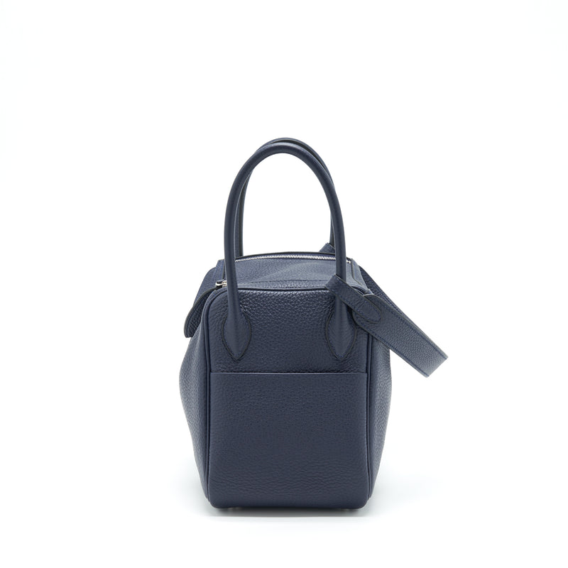 Hermes Lindy 26 Clemence Blue Nuit SHW Stamp U