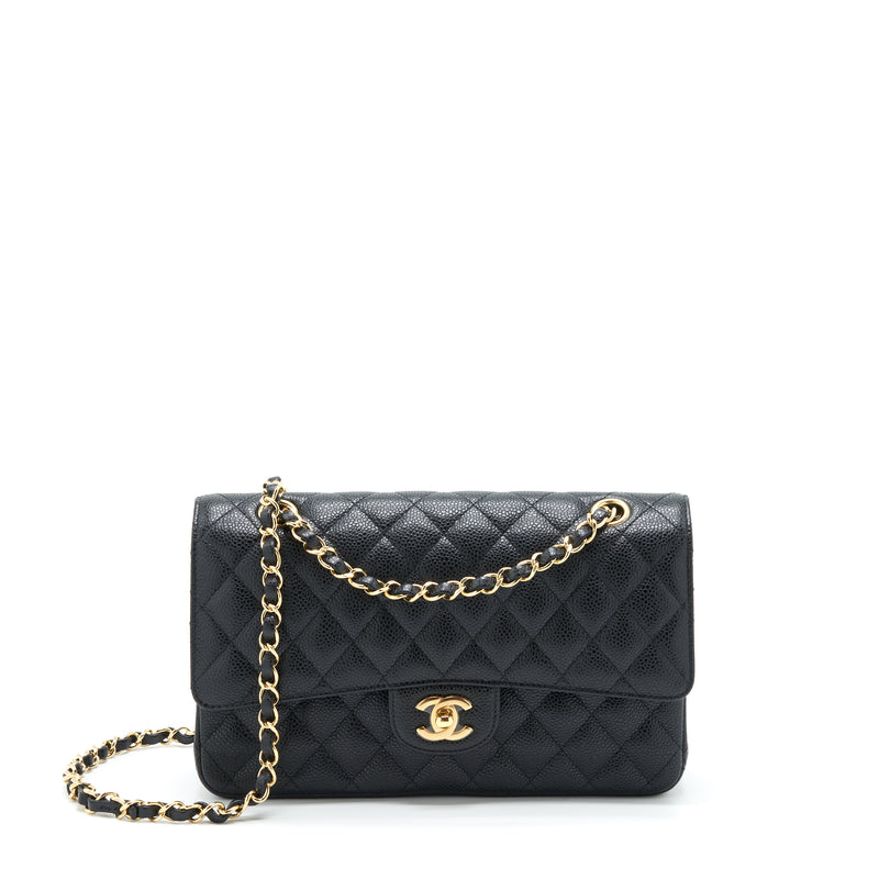 Chanel Medium Classic Flap Bag Caviar Black GHW