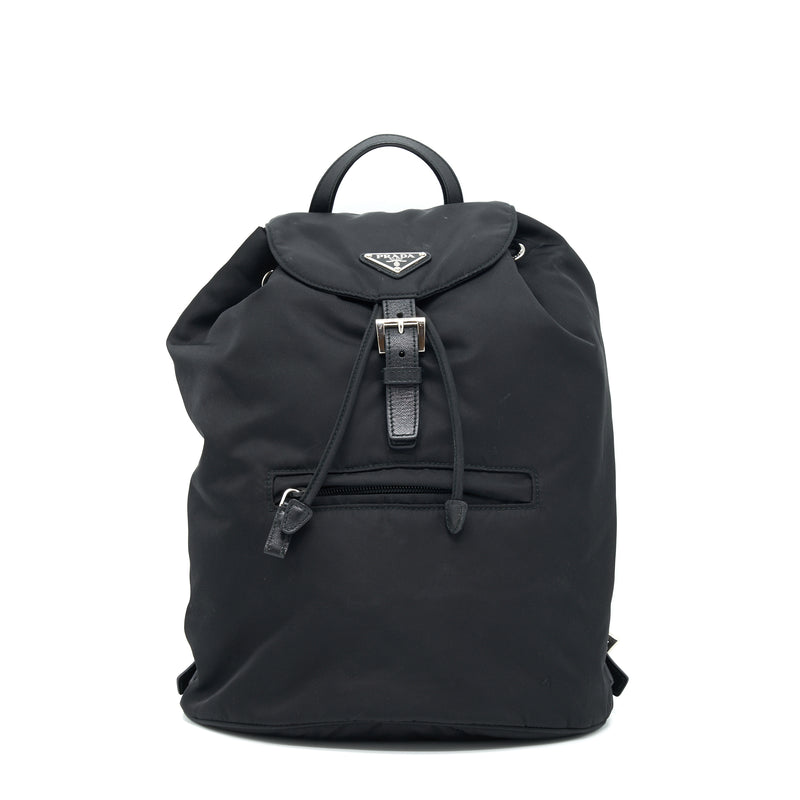 Prada Nylon Backpack black SHW