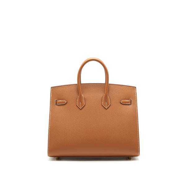 Hermes birkin 25 Sellier Gold with GHW Epsom leather stamp Z