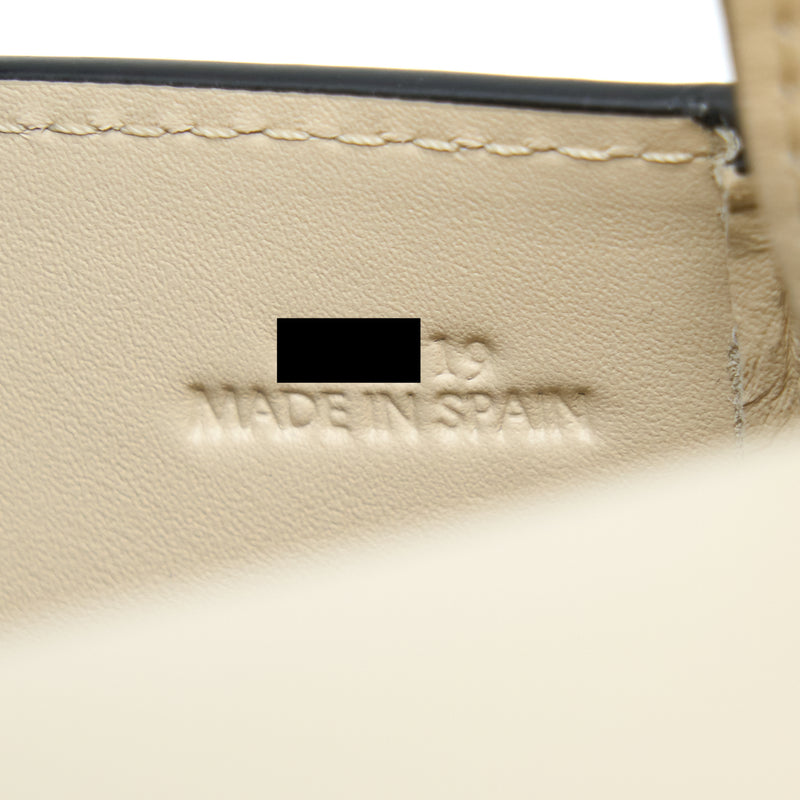 Loewe Heel Duo Bag Goatskin White