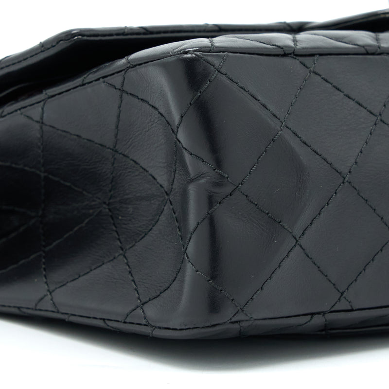 Chanel Small 2.55 225 Reissue Flap Bag Aged Calfskin Black Ruthenium SHW