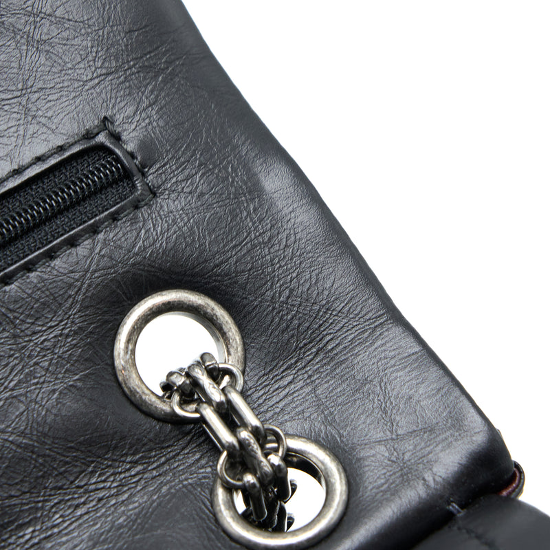 Chanel Small 2.55 225 Reissue Flap Bag Aged Calfskin Black Ruthenium SHW