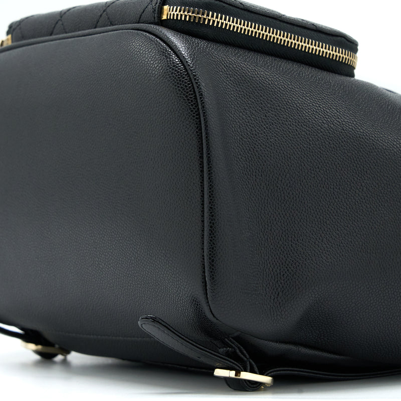 Chanel 22b Affinity Backpack Caviar Black LGHW (Microchip)