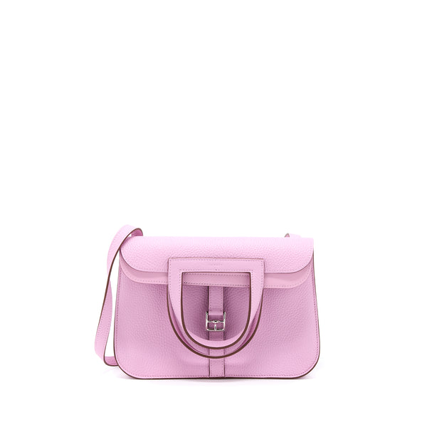 Hermes Halzan 25 Clemence X9 Mauve Sylvestre SHW Stamp U