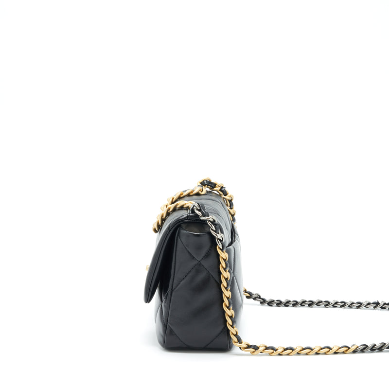 Chanel Small 19 Bag Lambskin Black GHW (Microchip)