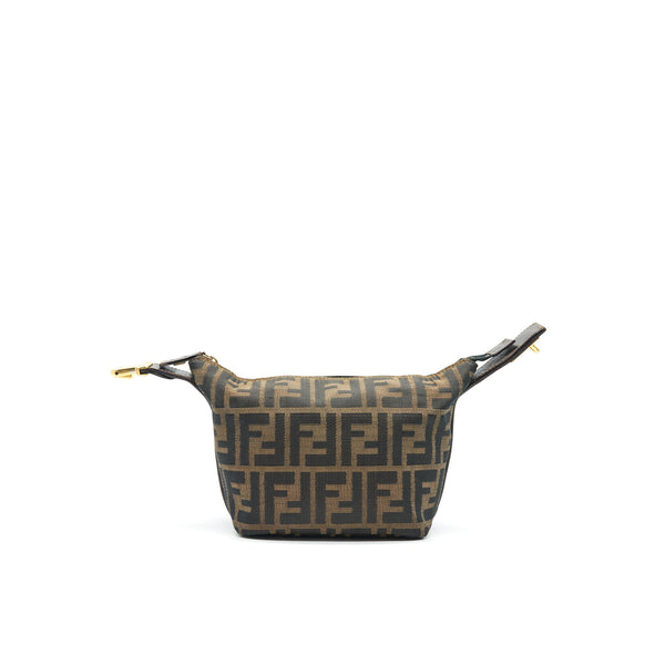 Fendi Vintage FF Zucca Canvas Mini Cosmetic Bag