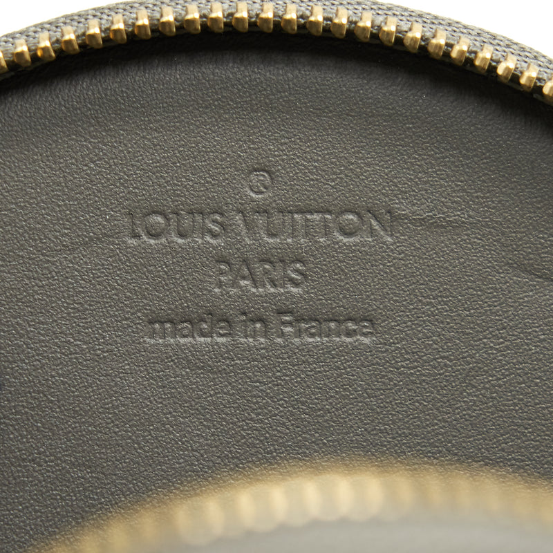 Louis Vuitton Patent ALMA PM Olive Green Wth Coin Purse Accessory