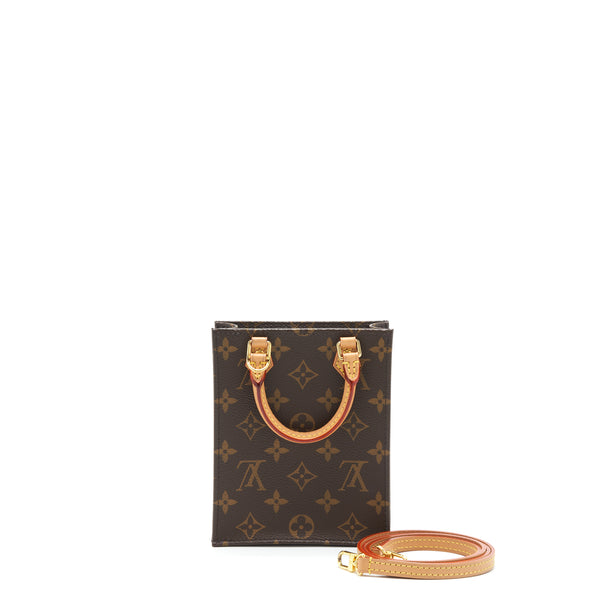 Louis Vuitton Petit Sac Plat Monogram Canvas Year 2020 GHW