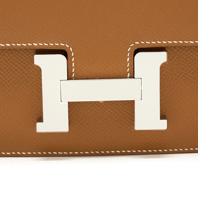 Hermes Constance Mini Epsom Gold SHW Stamp U (New Version)