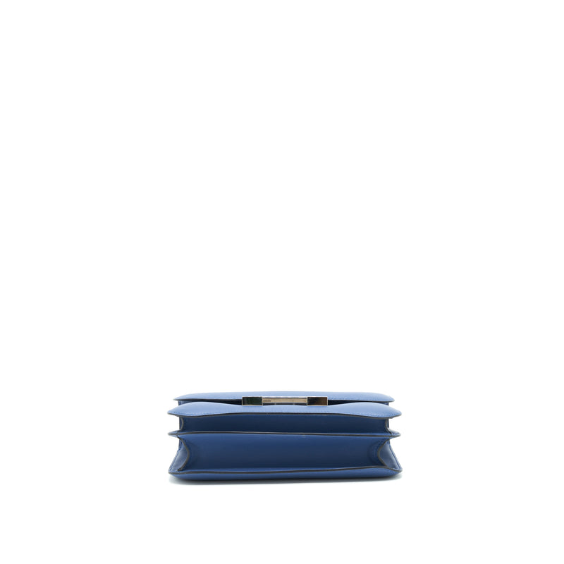 Hermes Constance 24 Swift R2 Blue Agate SHW Stamp X