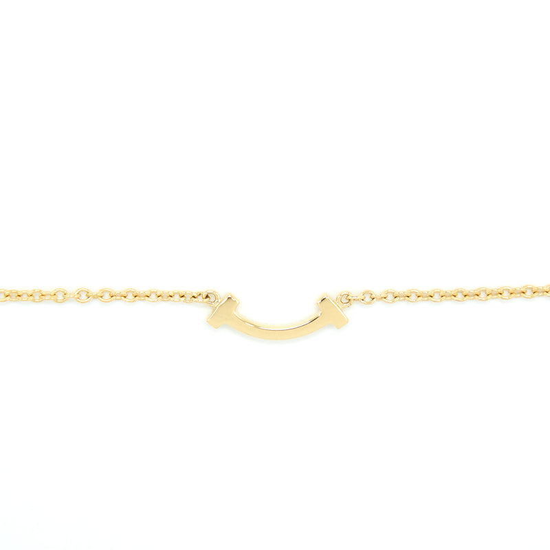 Tiffany Smile Bracelet Yellow Gold With Diamonds